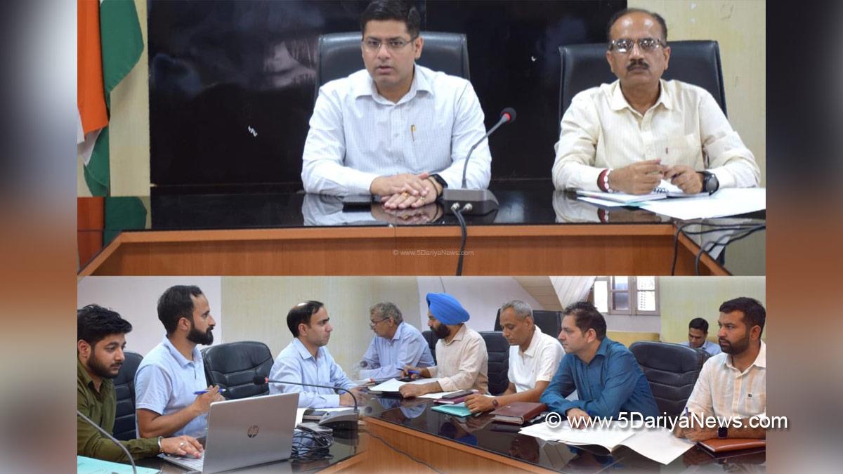 Vikas Kundal, Poonch, Deputy Commissioner Poonch, Kashmir, Jammu And Kashmir, Jammu, District Administration Poonch, District Level Implementation Committee, DLIC, Small Business Development Unit, SBDU