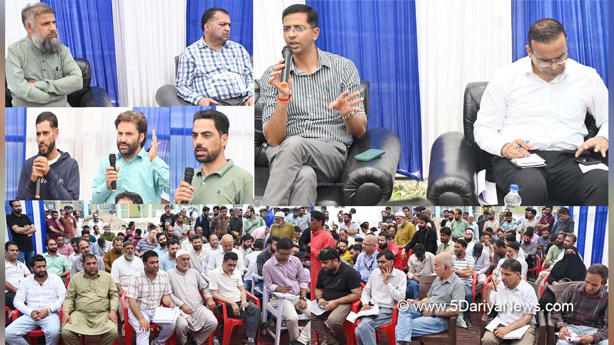 Shishir Gupta, Shopian, DDC Shopian, District Development Commissioner Shopian, Kashmir, Jammu And Kashmir, Jammu, District Administration Shopian, Block Diwas, Jan Abhiyan Camp, Jan Abhiyan, Jan Sunvayi, Jan Abhiyan, Jan Adhikar, Awami Muhim, Jan Abhiyan Program, Mega Block Diwas, Weekly Block Diwas