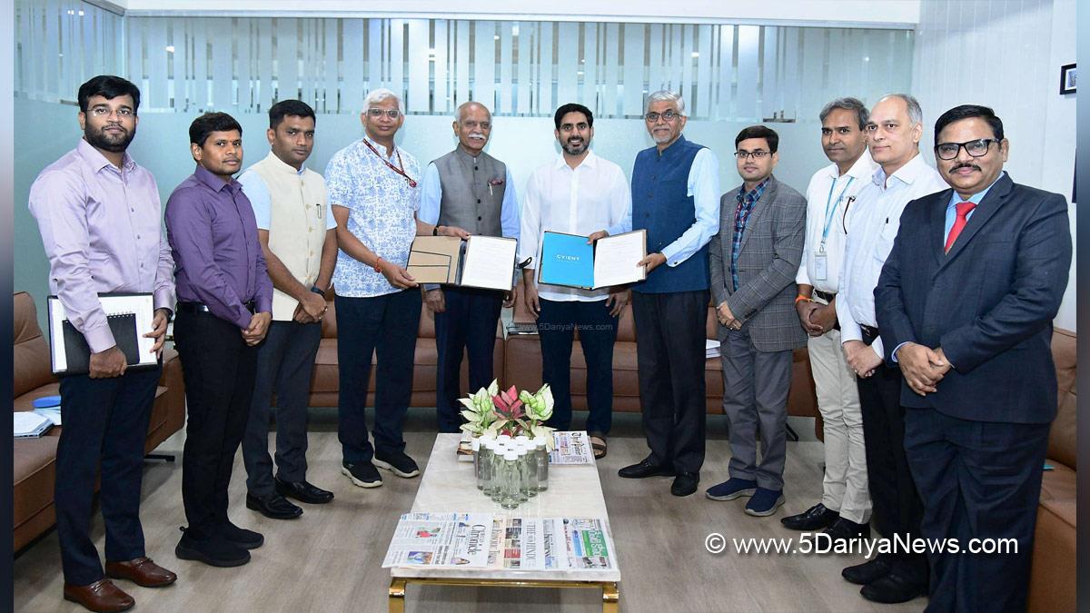 Nara Lokesh, Andhra Pradesh, Telugu Desam Party, TDP, Cyient Foundation, Cyient Ltd, All India Council for Technical Education, AICTE, Amaravati