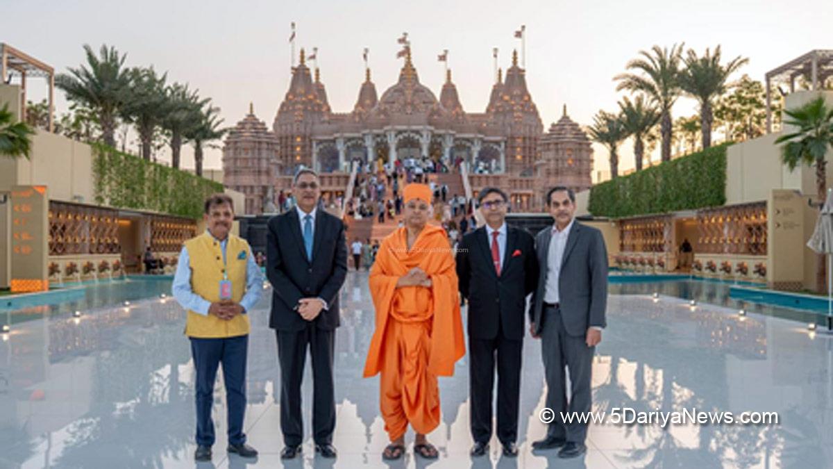 Vikram Misri, BAPS Hindu Mandir, United Arab Emirates, UAE, Abu Dhabi
