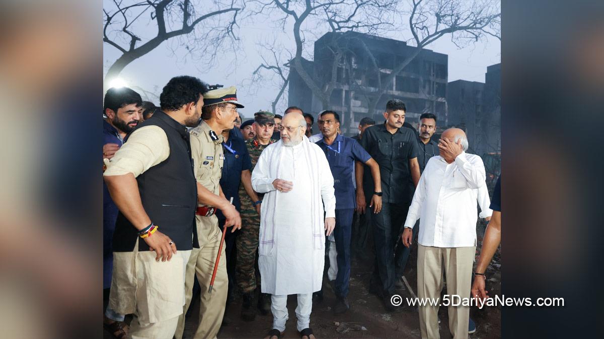 Amit Shah, Union Home Minister, BJP, Bharatiya Janata Party, Minister of Cooperation, Kinjarapu Rammohan Naidu, Kinjarapu Ram Mohan Naidu, Ram Mohan Naidu, Bhupendra Patel, Bhupendrabhai Rajnikantbhai Patel, Chief Minister of Gujarat, Air India, Air India Crash, Air India Plane Crash, Ahmedabad Plane Crash, Air India Flight AI171
