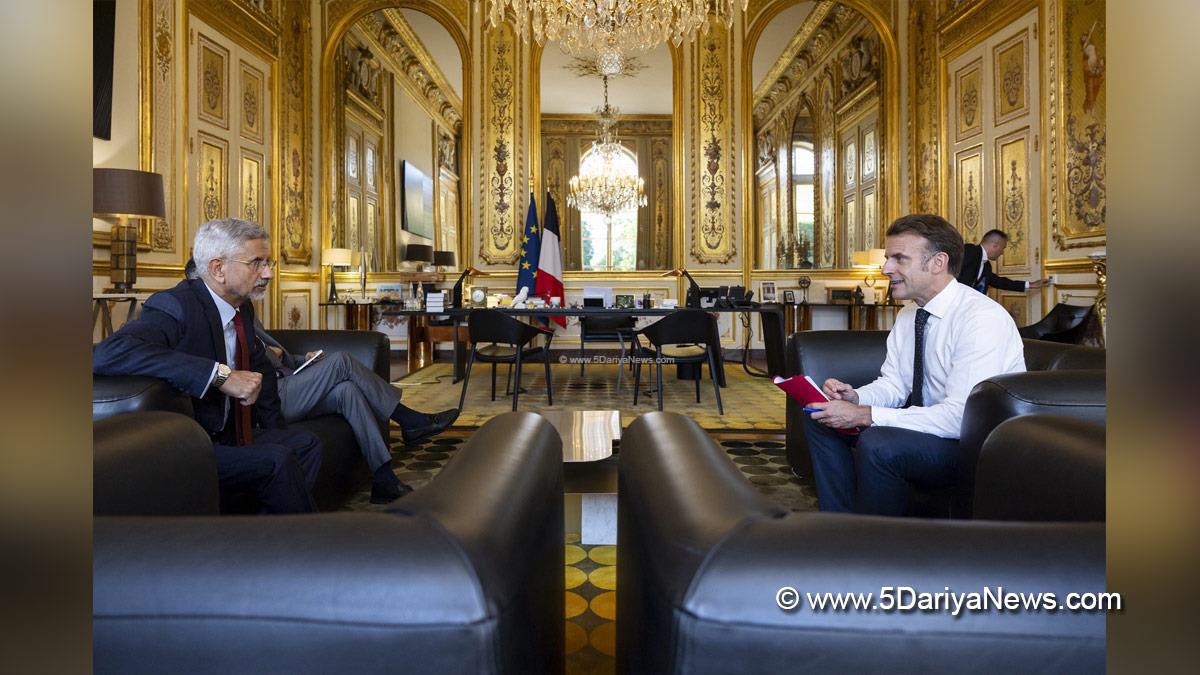 Subrahmanyam Jaishankar, BJP , Bharatiya Janata Party, Emmanuel Macron, President of France