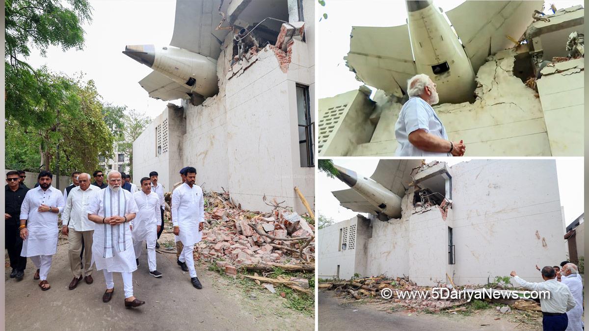 Narendra Modi, Modi, BJP, Bharatiya Janata Party, Prime Minister of India, Prime Minister, Narendra Damodardas Modi, Kinjarapu Rammohan Naidu, Kinjarapu Ram Mohan Naidu, Ram Mohan Naidu, Bhupendra Patel, Hadsa, Ahmedabad Plane Crash, Air India flight AI 171, Ahmedabad to London,Gatwick Airport, Sardar Vallabhbhai Patel International Airport, Ahmedabad, Airport Authority