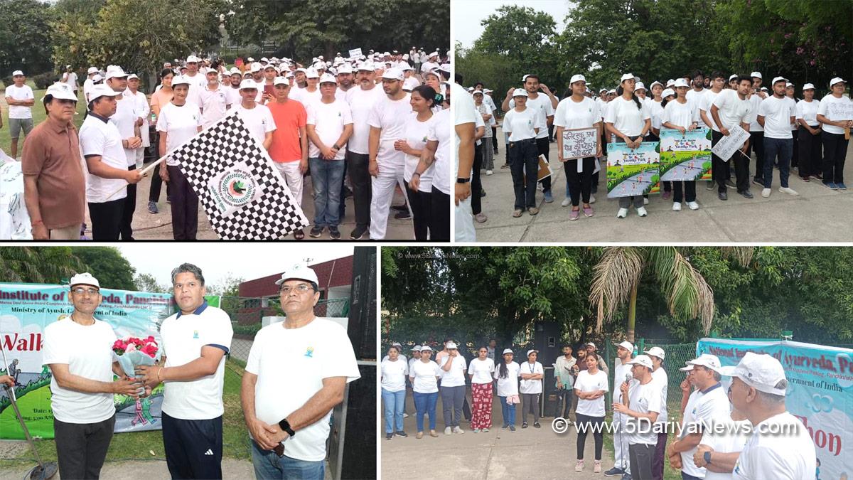 NIA Panchkula, International Yoga Day 2025, Panchkula, Professor Sanjeev Sharma, Chandrakant Kataria, Dr Shailja Chhabra, National Institute of Ayurveda Panchkula