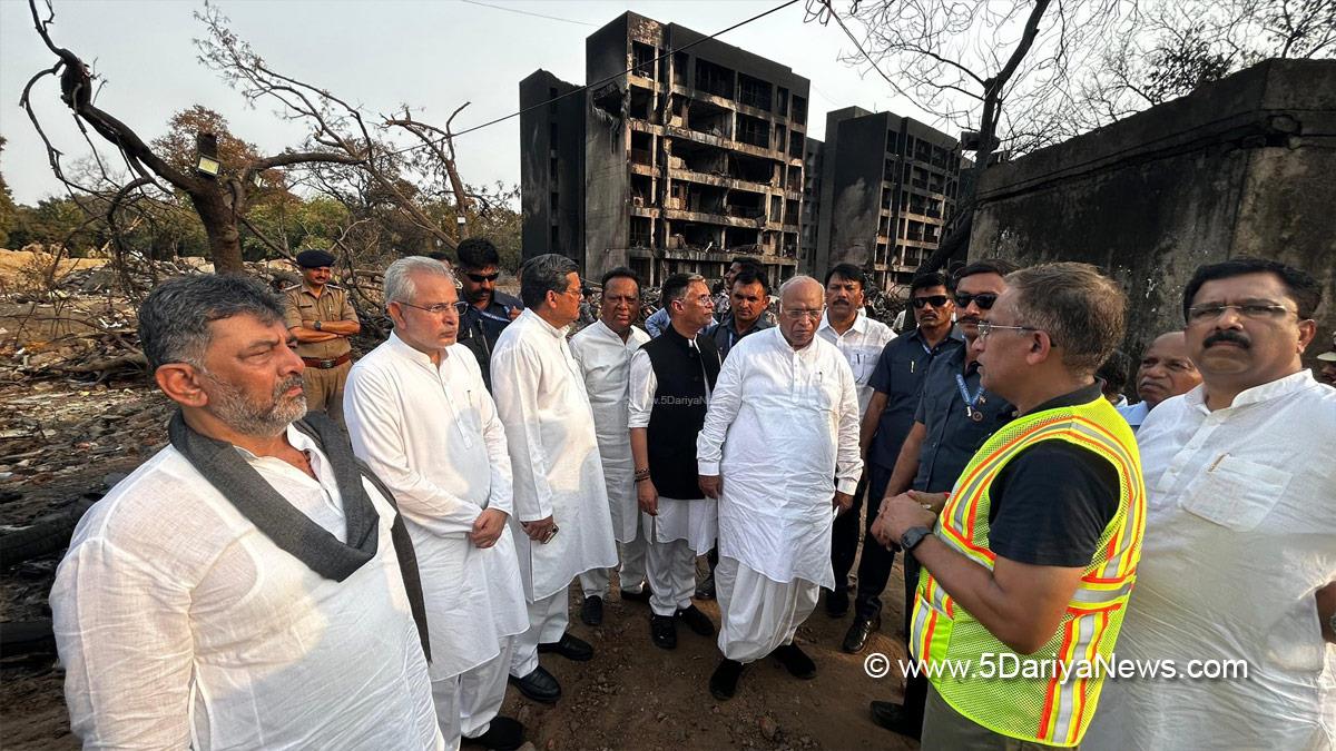 Mallikarjun Kharge, Indian National Congress, Congress, All India Congress Committee, Hadsa, Ahmedabad Plane Crash, Air India flight AI 171, Ahmedabad to London,Gatwick Airport, Sardar Vallabhbhai Patel International Airport, Ahmedabad, Airport Authority