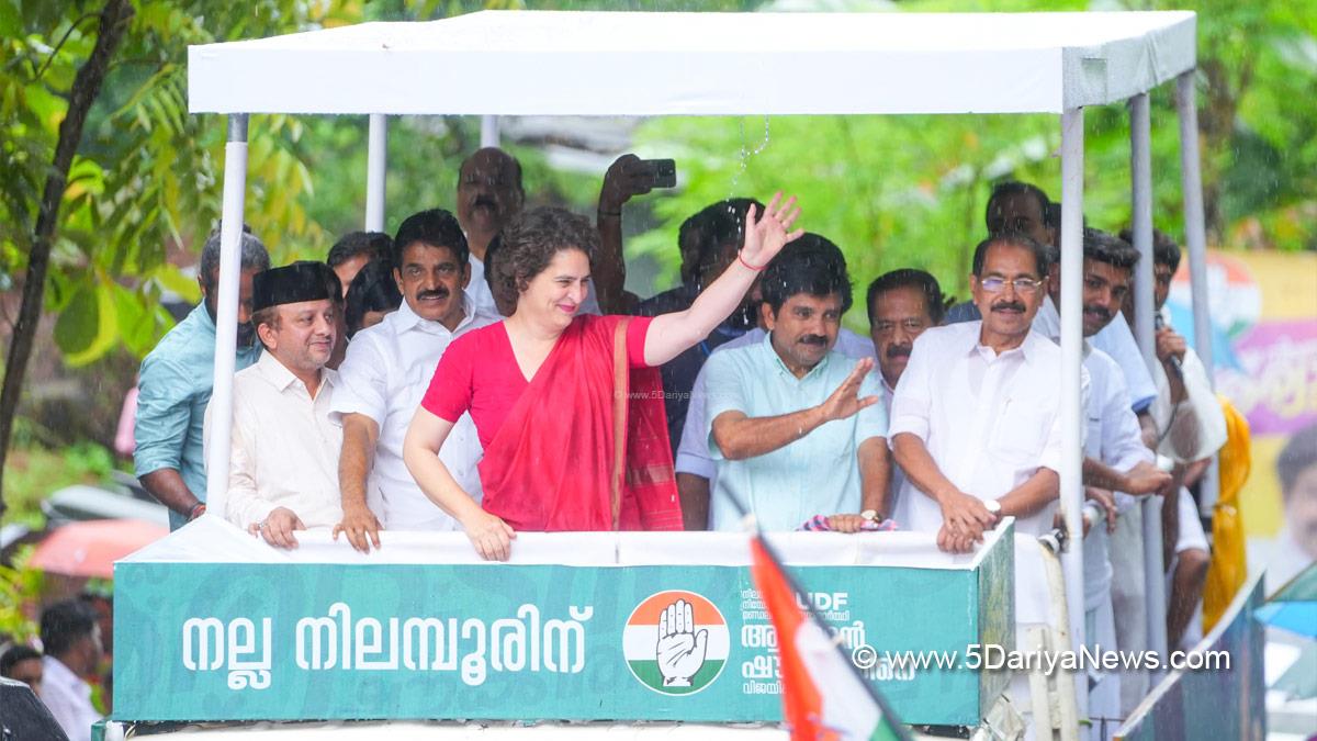 Priyanka Gandhi, Priyanka Gandhi Vadra, Uttar Pradesh, Indian National Congress, Congress, All India Congress Committee, Nilambur, Kerala
