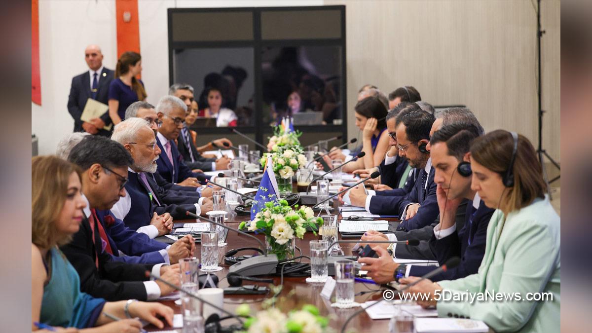 Narendra Modi, Modi, BJP, Bharatiya Janata Party, Prime Minister of India, Prime Minister, Narendra Damodardas Modi, Nikos Christodoulides, President of Cyprus