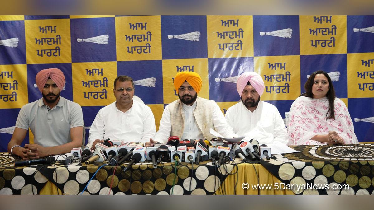 Tarunpreet Singh Sond, AAP, Aam Aadmi Party, Aam Aadmi Party Punjab, AAP Punjab, Government of Punjab, Punjab Government, Neel Garg, Harchand Singh Barsat
