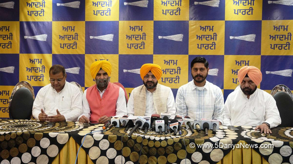 Tarunpreet Singh Sond, AAP, Aam Aadmi Party, Aam Aadmi Party Punjab, AAP Punjab, Government of Punjab, Punjab Government, Dr Sunny Singh Ahluwalia, Harchand Singh Barsat, Neel Garg, Shery Kalsi