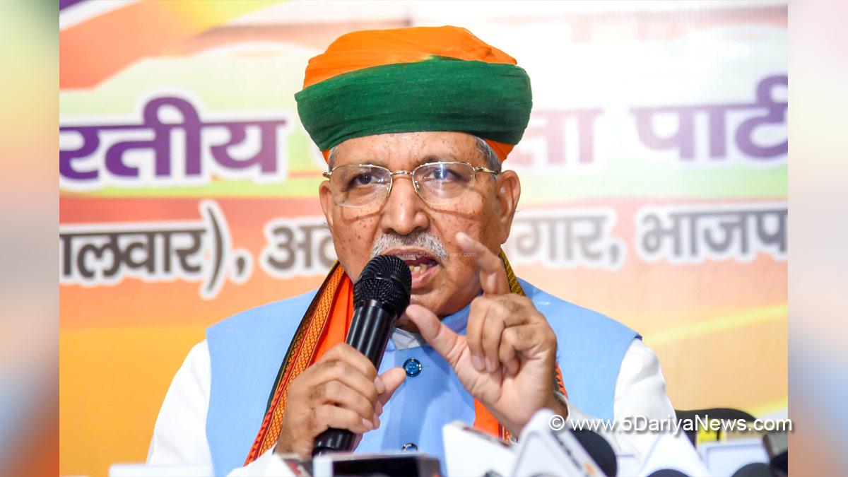 Arjun Ram Meghwal, Bharatiya Janata Party, BJP, Ministry of Law and Justice