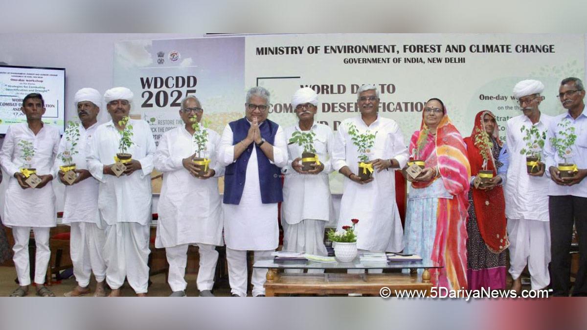 Bhupender Yadav, Bhupendra Yadav, BJP, Bharatiya Janata Party, Union Minister for Environment Forest and Climate Change, Gajendra Singh Shekhawat, Union Minister for Tourism and Culture, Indian Council of Forestry Research and Education, Arid Forest Research Institute, AFRI