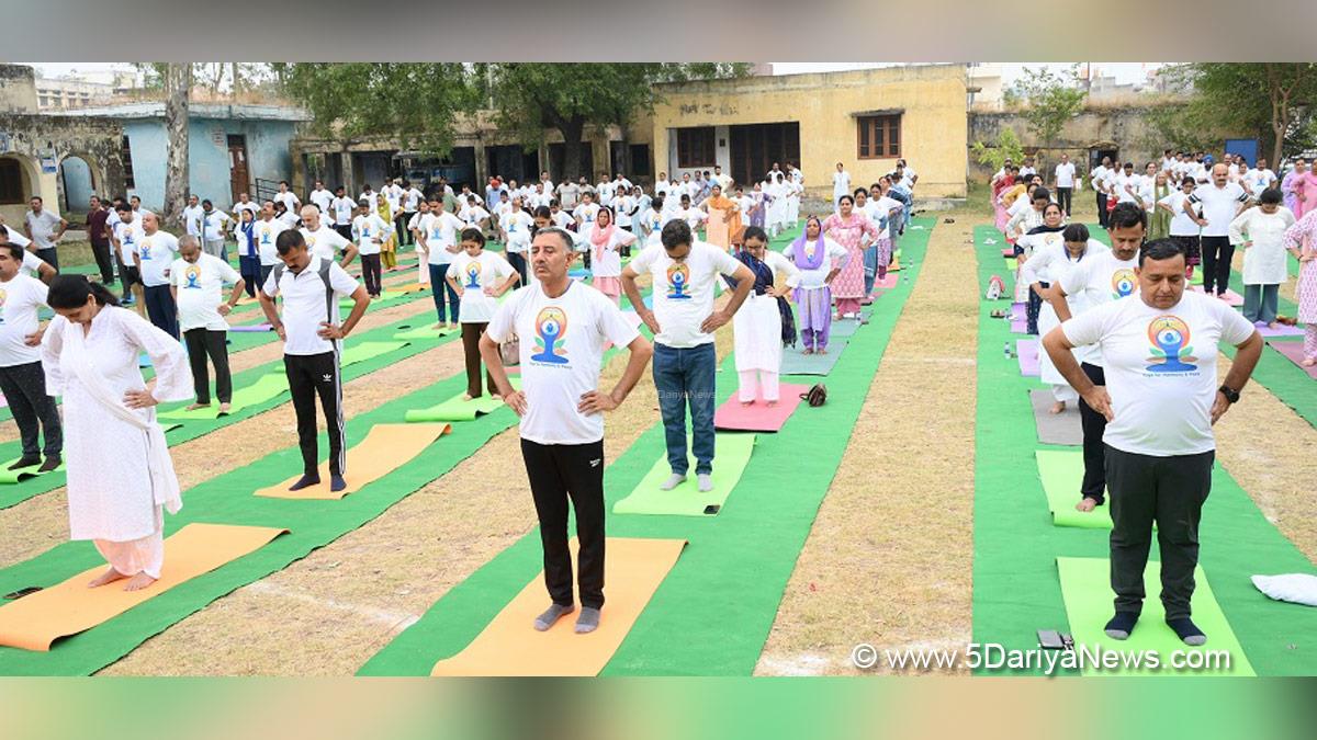 Rajesh Sharma, Rajesh Kumar Sharma, Samba, Deputy Commissioner Samba, Kashmir, Jammu And Kashmir, Jammu, District Administration Samba, International Day of Yoga, 11th International Day of Yoga