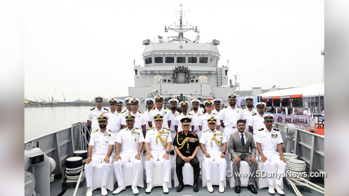 Military, Chief of Defence Staff General, Anil Chauhan, Naval Dockyard, Visakhapatnam, INS Arnala, Indian Navy