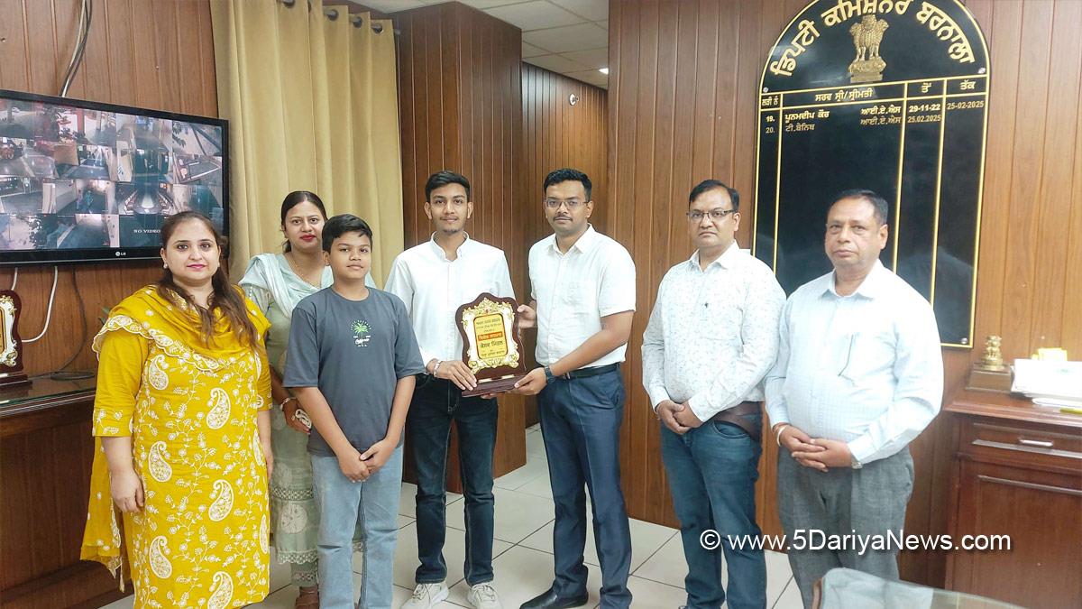 T Benith, DC Barnala, Deputy Commissioner Barnala, Barnala