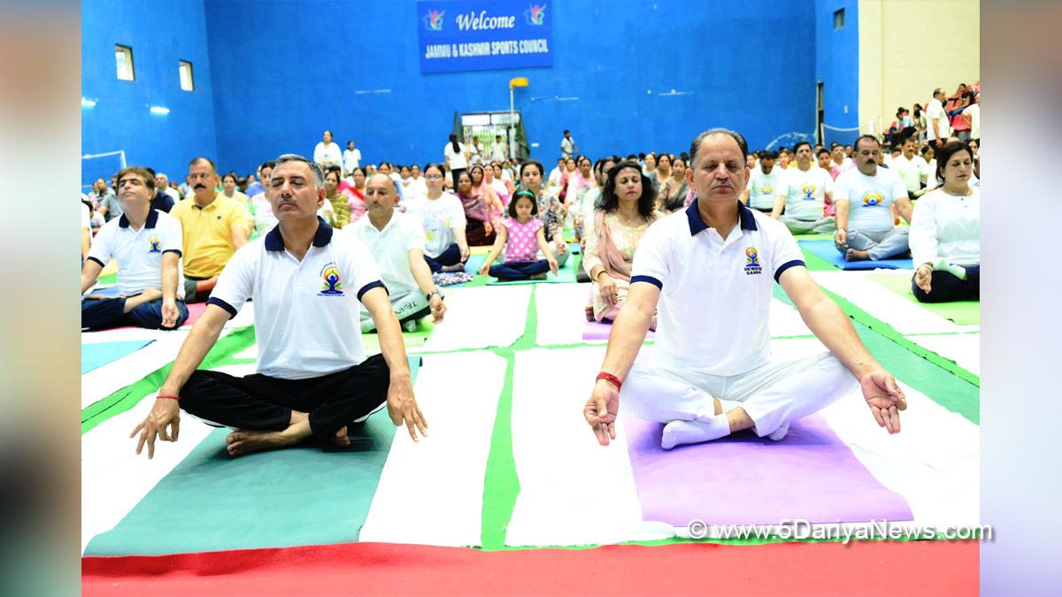 Rajesh Sharma, Rajesh Kumar Sharma, Samba, Deputy Commissioner Samba, Kashmir, Jammu And Kashmir, Jammu, District Administration Samba, International Day of Yoga, International Day of Yoga 2025, 11th International Yoga Day