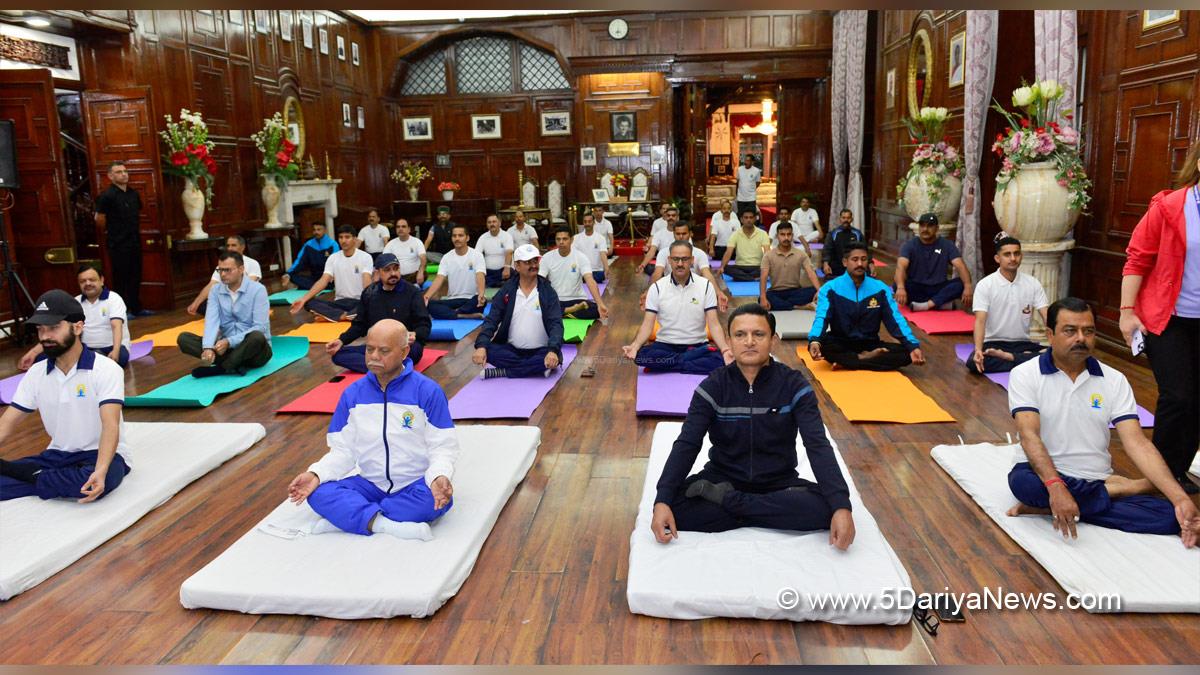 Shiv Pratap Shukla, Himachal Pradesh, Himachal, Bharatiya Janata Party, BJP, BJP Himachal, Shimla, Raj Bhawan, 11th International Yoga Day