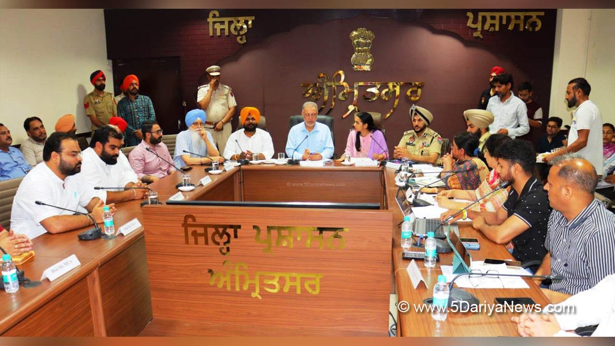 Dr Balbir Singh, AAP, Aam Aadmi Party, Aam Aadmi Party Punjab, AAP Punjab, Government of Punjab, Punjab Government, Dr Inderbir Singh Nijjar, Dr Jasbir Singh Sandhu,Sakshi Sawhney, DC Amritsar, Amritsar, Deputy Commissioner Amritsar 