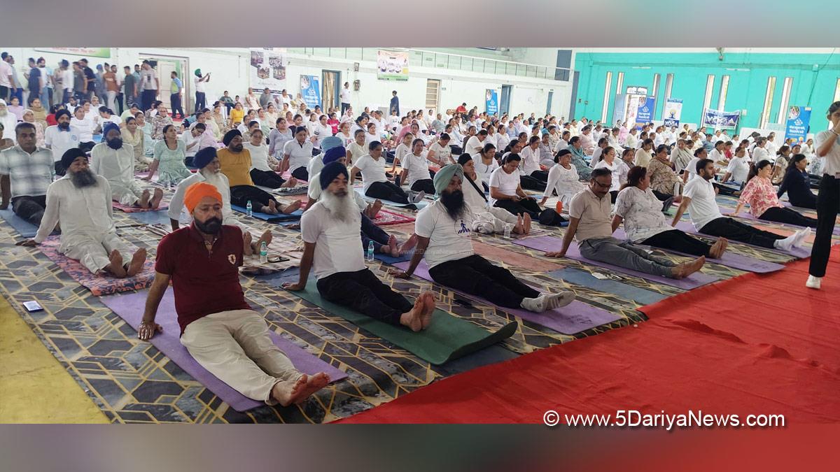 Lakhbir Singh Rai, Fatehgarh Sahib, AAP, Aam Aadmi Party, Aam Aadmi Party Punjab, AAP Punjab, 11th International Yoga Day, CM di Yogshala