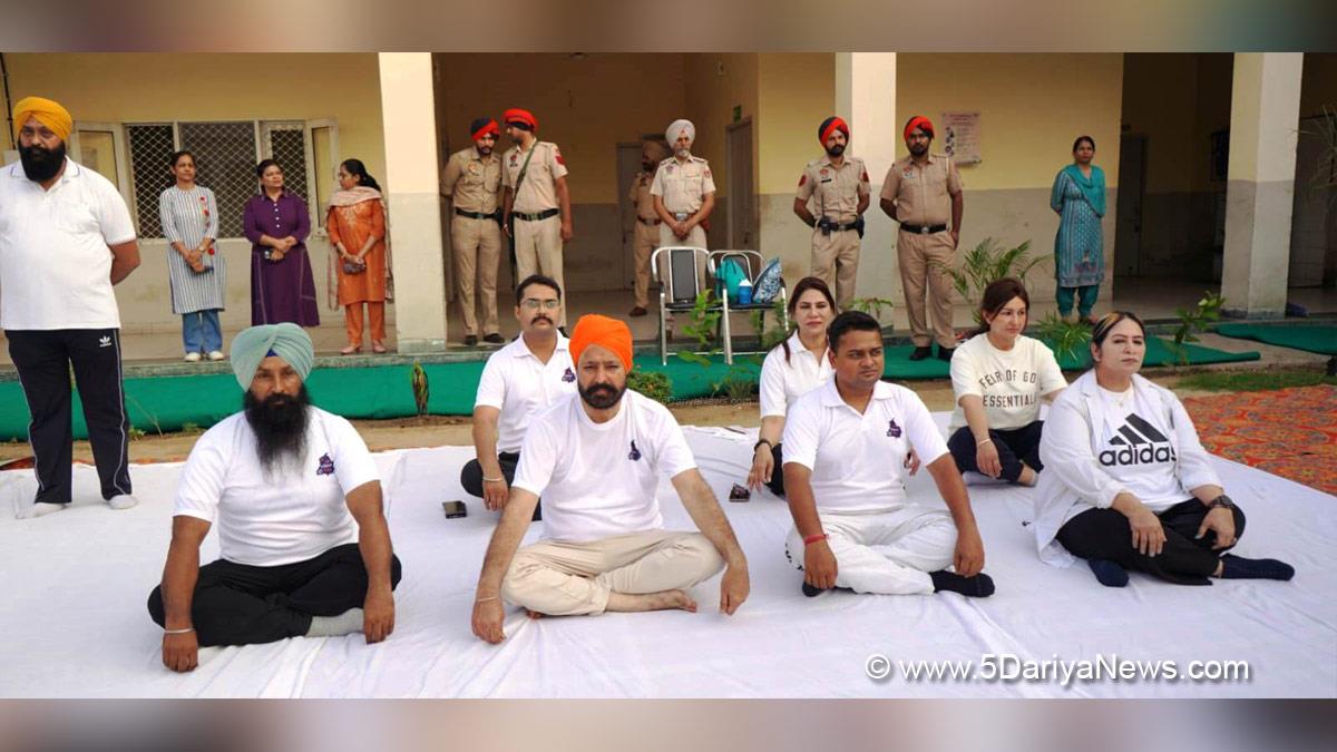 Lakhbir Singh Rai, Fatehgarh Sahib, AAP, Aam Aadmi Party, Aam Aadmi Party Punjab, AAP Punjab, 11th International Yoga Day, CM di Yogshala