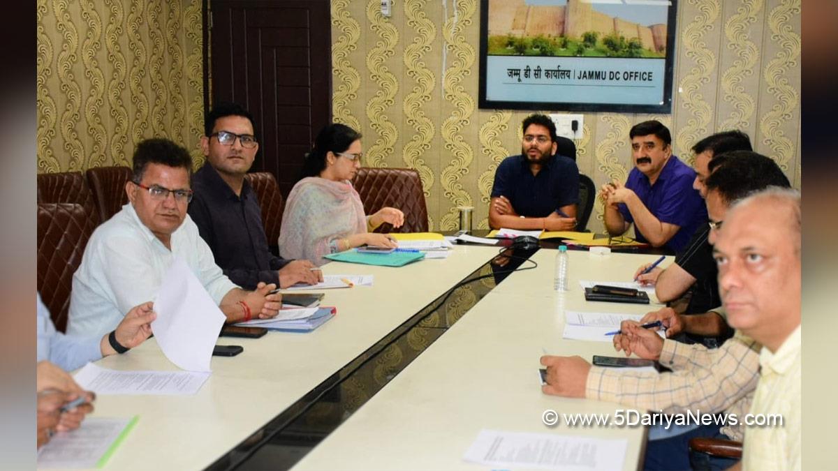 Sachin Kumar Vaishya, Jammu, Sachin Kumar Vaishay, Deputy Commissioner Jammu, Kashmir, Jammu And Kashmir, District Administration Jammu, District Level Implementation Committee, DLIC, Business Help Desks, BHD
