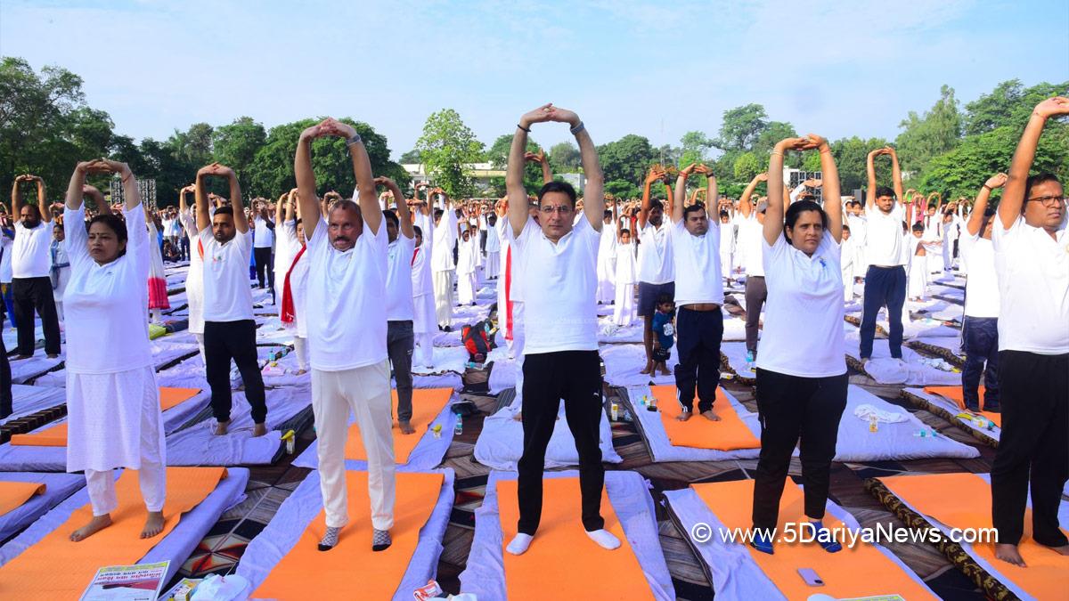 Jitin Prasada, Bharatiya Janata Party, BJP, 11th International Day of Yoga, International Day of Yoga, Yoga Day, International Day of Yoga 2025