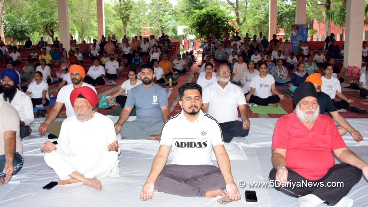 Dinesh Chadha, AAP, Aam Aadmi Party, Aam Aadmi Party Punjab, AAP Punjab, Ropar, Rupnagar, 11th International Day of Yoga, International Day of Yoga, Yoga Day, International Day of Yoga 2025