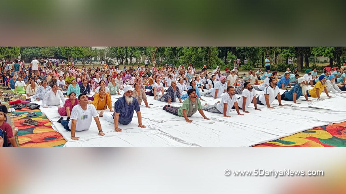 Gurdit Singh Sekhon, Faridkot, AAP, Aam Aadmi Party, Aam Aadmi Party Punjab, AAP Punjab, 11th International Day of Yoga, International Day of Yoga, Yoga Day, International Day of Yoga 2025
