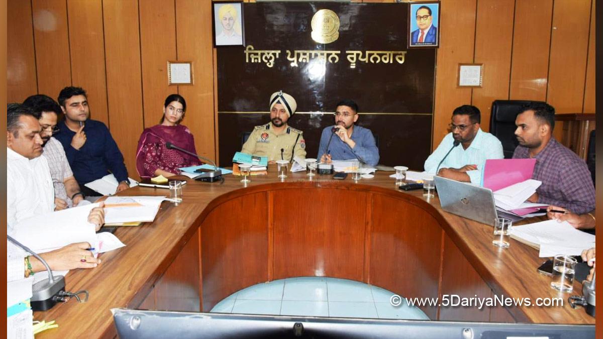 Varjeet Walia, DC Ropar, Deputy Commissioner Ropar, Rupnagar, Ropar, Dr Sanjeev Kumar, Anti Drug Mission, Drive Against Drugs, Comprehensive Action against Drug Abuse, CADA, Nasha Mukt Bharat Abhiyan, War Against Drugs, Yudh Nashian Virudh