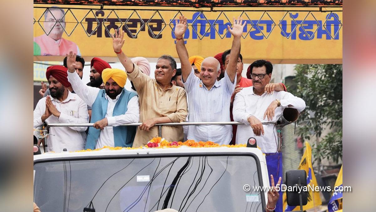 Bhagwant Mann, Bhagwant Singh Mann, AAP, Aam Aadmi Party, Aam Aadmi Party Punjab, AAP Punjab, Government of Punjab, Punjab Government, Punjab, Chief Minister Of Punjab, Manish Sisodia, Aman Arora, Shery Kalsi, Sanjeev Arora