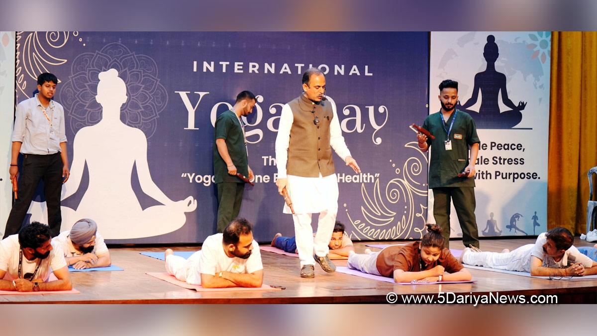 CGC Jhanjeri, Chandigarh Group Of Colleges, Satnam Singh Sandhu, Rashpal Singh Dhaliwal, Jhanjeri, CGC Jhanjeri Campus, 11th International Day of Yoga, International Day of Yoga, Yoga Day, International Day of Yoga 2025