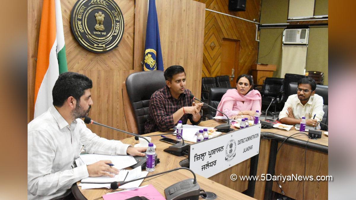 Himanshu Aggarwal, Dr Himanshu Aggarwal, DC Jalandhar, Jalandhar, Deputy Commissioner Jalandhar
