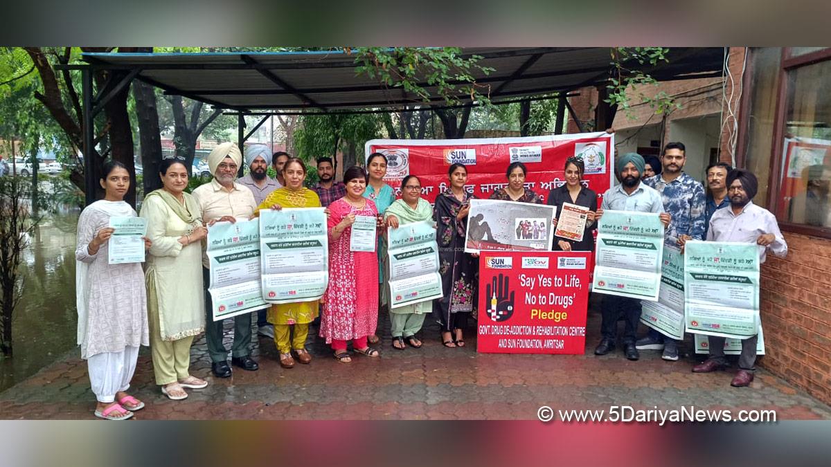 Health, Amritsar, Civil Surgeon Amritsar, Anti Drug Mission, Drive Against Drugs, Comprehensive Action against Drug Abuse, CADA, Nasha Mukt Bharat Abhiyan, War Against Drugs, Yudh Nashian Virudh
