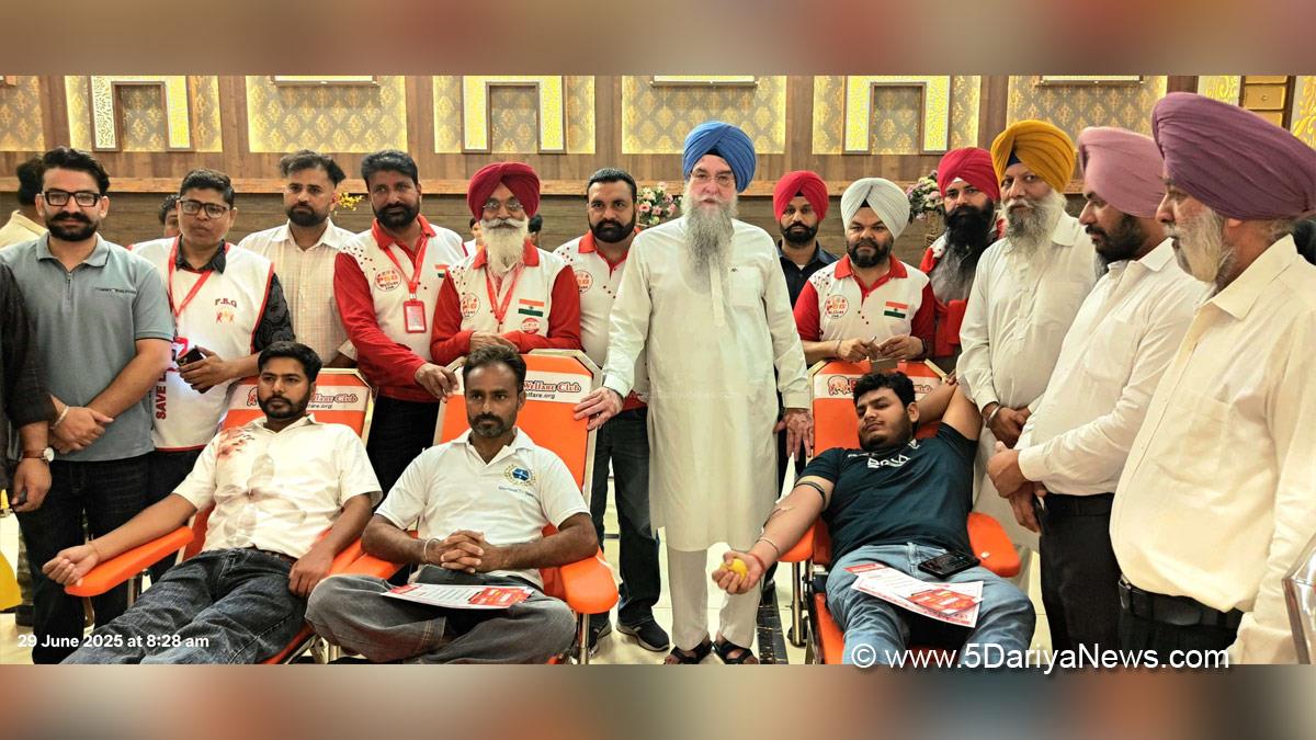 Kultar Singh Sandhwan, AAP, Aam Aadmi Party, AAP Punjab, Aam Aadmi Party Punjab, Government of Punjab, Punjab Government, Blood Donation Camp