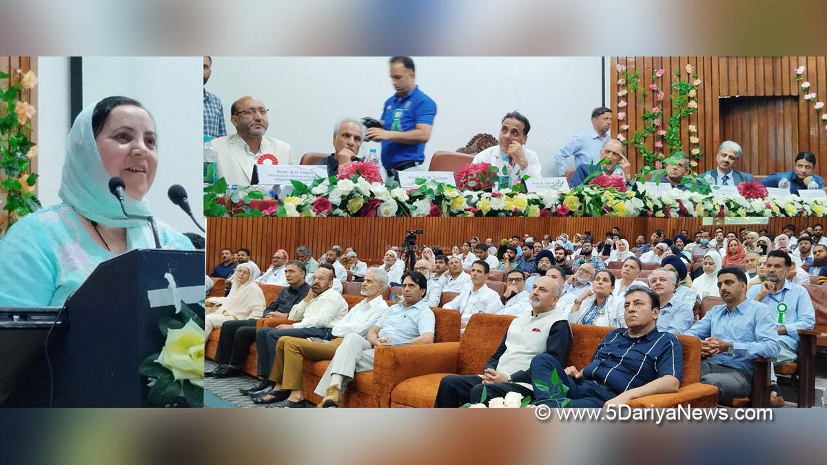 Sakeena Masood, Sakeena Itoo, Jammu and Kashmir National Conference, National Conference, Kashmir, Jammu And Kashmir, Jammu, National Doctors Day, Sher i Kashmir Institute of Medical Sciences, SKIMS