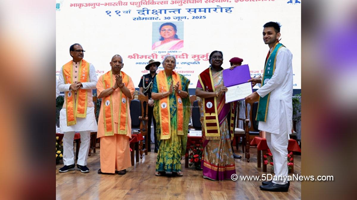 Droupadi Murmu, President of India, President, Indian President, Rashtrapati, Yogi Adityanath, Chief Minister of Uttar Pradesh, Shivraj Singh Chouhan, Shivraj Chauhan, Anandiben Patel