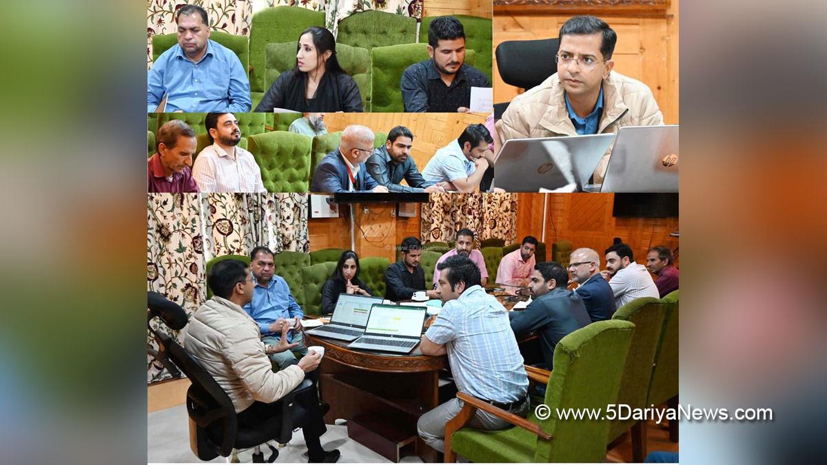 Shishir Gupta, Shopian, DDC Shopian, District Development Commissioner Shopian, Kashmir, Jammu And Kashmir, Jammu, District Administration Shopian, District Level Implementation Committee, DLIC, Mission YUVA