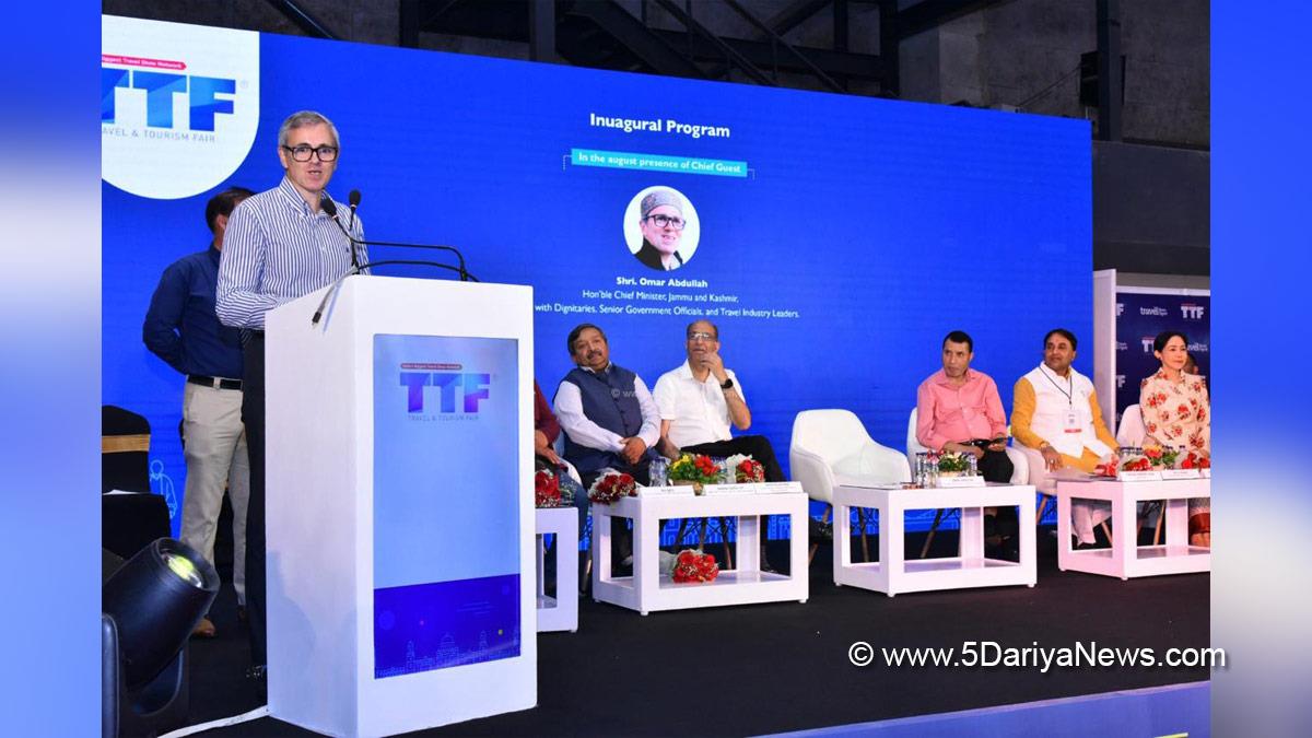 Omar Abdullah, Chief Minister of JK, Jammu and Kashmir National Conference, National Conference, Srinagar, Kashmir, Jammu And Kashmir, Jammu, Travel and Tourism Fair, TTF Kolkata 2025, Travel and Tourism Fair Kolkata 2025, Biswa Bangla Mela Prangan, Kolkata, Nasir Aslam Wani, Dheeraj Gupta