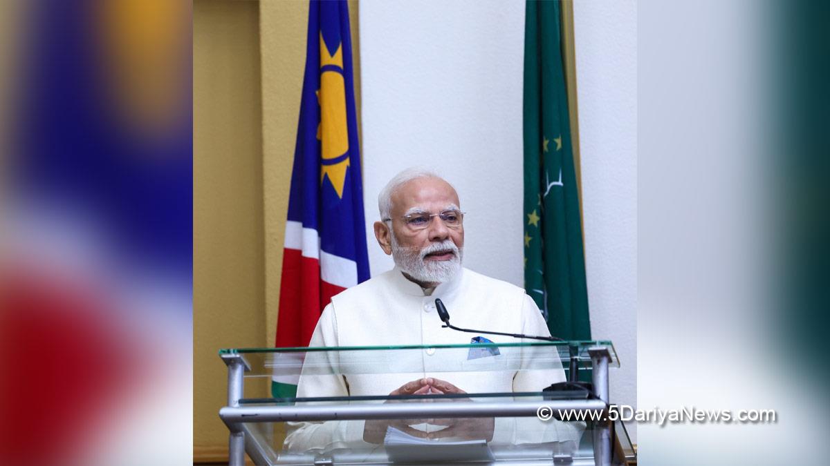 Narendra Modi, Modi, BJP, Bharatiya Janata Party, Prime Minister of India, Prime Minister, Narendra Damodardas Modi, President of Namibia, Netumbo Nandi Ndaitwah