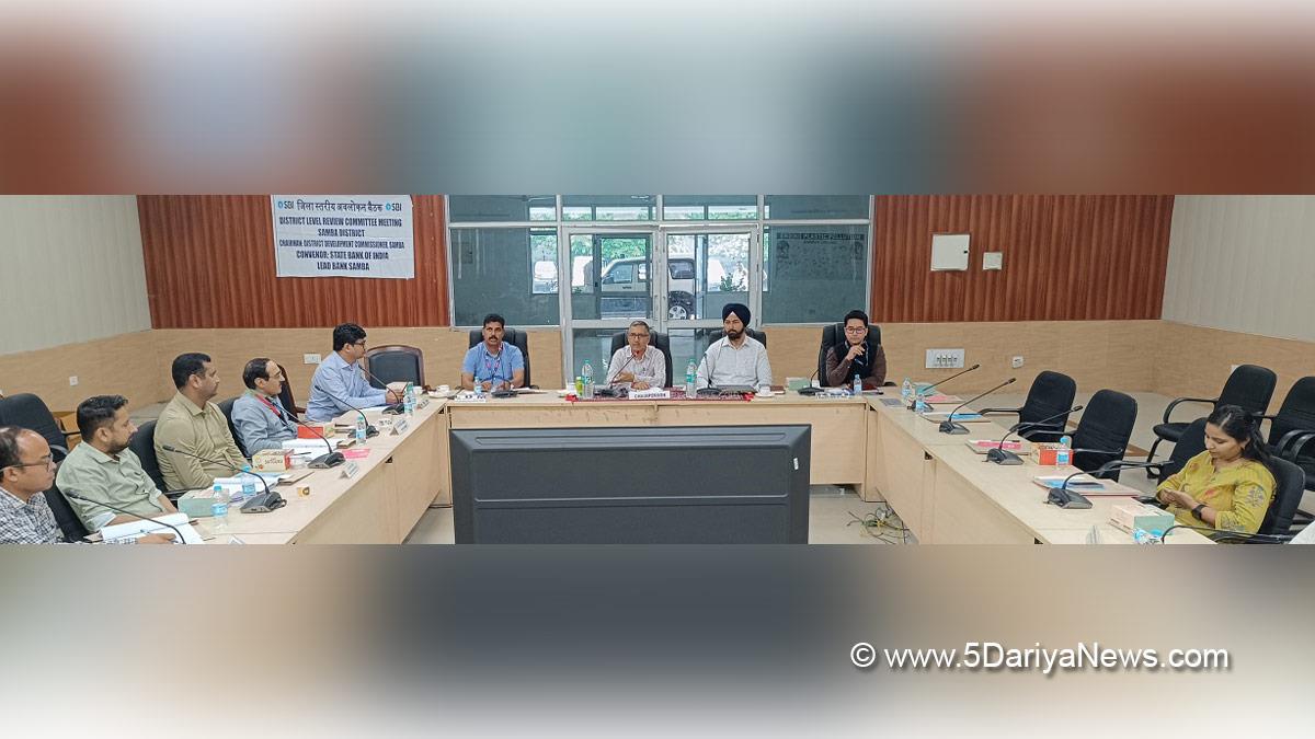 Rajesh Sharma, Rajesh Kumar Sharma, Samba, Deputy Commissioner Samba, Kashmir, Jammu And Kashmir, Jammu, District Administration Samba, District Level Review Committee, DLRC, District Consultative Committee, DCC