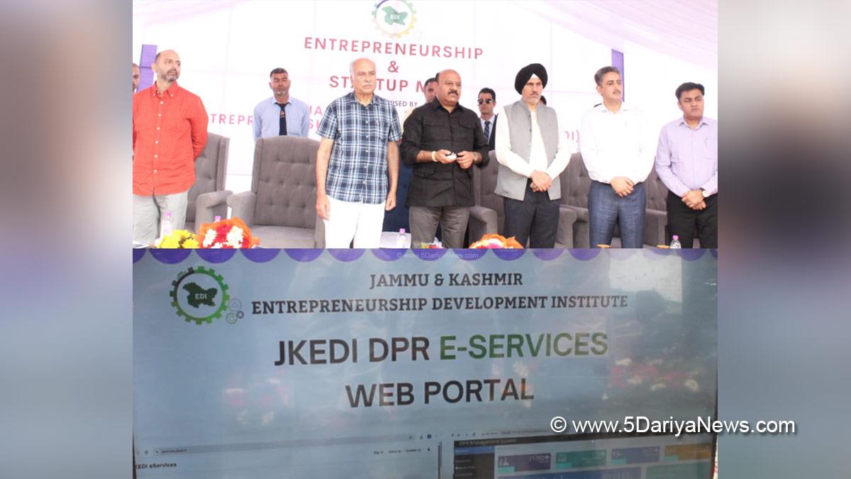 Surinder Kumar Choudhary, Jammu and Kashmir National Conference, National Conference, Kashmir, Jammu And Kashmir, Jammu, Jammu and Kashmir Entrepreneurship Development Institute, JKEDI