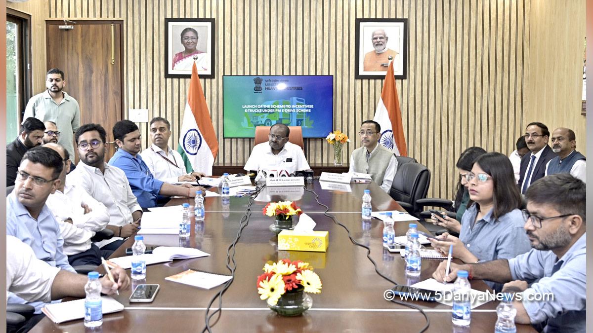 HD Kumaraswamy, Bharatiya Janata Party, BJP, PMEDRIVE, ElectricTruck, Ministry of Heavy Industries, MHI