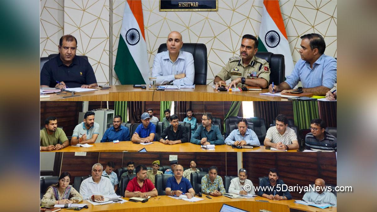 Pankaj Kumar Sharma, Kishtwar, DDC Kishtwar, District Development Commissioner Kishtwar, Kashmir, Jammu And Kashmir, Jammu, District Administration Kishtwar, Shri Machail Mata Ji Yatra 2025