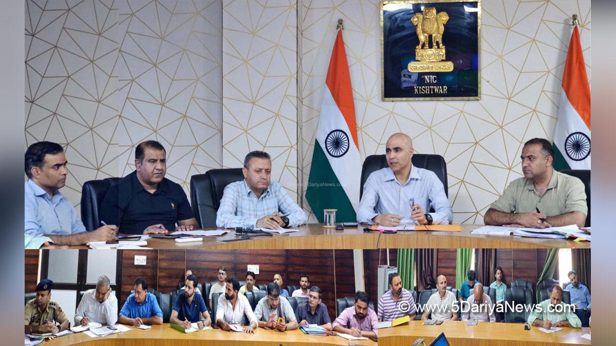 Pankaj Kumar Sharma, Kishtwar, DDC Kishtwar, District Development Commissioner Kishtwar, Kashmir, Jammu And Kashmir, Jammu, District Administration Kishtwar, Nasha Mukt JK Abhiyan