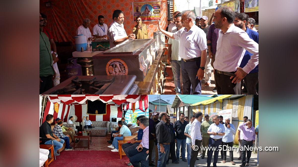 Manzoor Ahmad Qadri, Bandipora, Deputy Commissioner Bandipora, Kashmir, Jammu And Kashmir, Jammu, District Administration Bandipora, Shri Amarnath Ji Yatra, Shri Amarnathji Yatra 2025, Amarnathji Yatra, Amarnathji Yatra 2025, Shri Amarnath Ji Pilgrimage, Shri Amarnathji Shrine Board, SASB, SANJY 2025