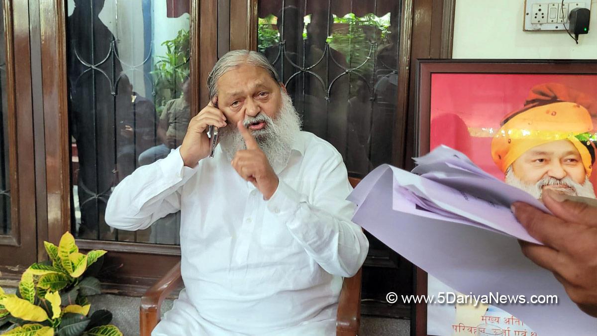 Anil Vij, Haryana, Ambala, Bharatiya Janata Party, BJP, BJP Haryana