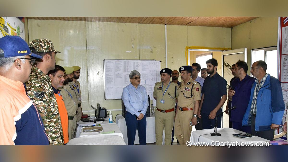Atal Dulloo, Kashmir, Jammu And Kashmir, Jammu, Chief Secretary Kashmir, Shri Amarnath Ji Yatra, Shri Amarnathji Yatra 2025, Amarnathji Yatra, Amarnathji Yatra 2025, Shri Amarnath Ji Pilgrimage, Shri Amarnathji Shrine Board, SASB, SANJY 2025, Baltal Base Camp
