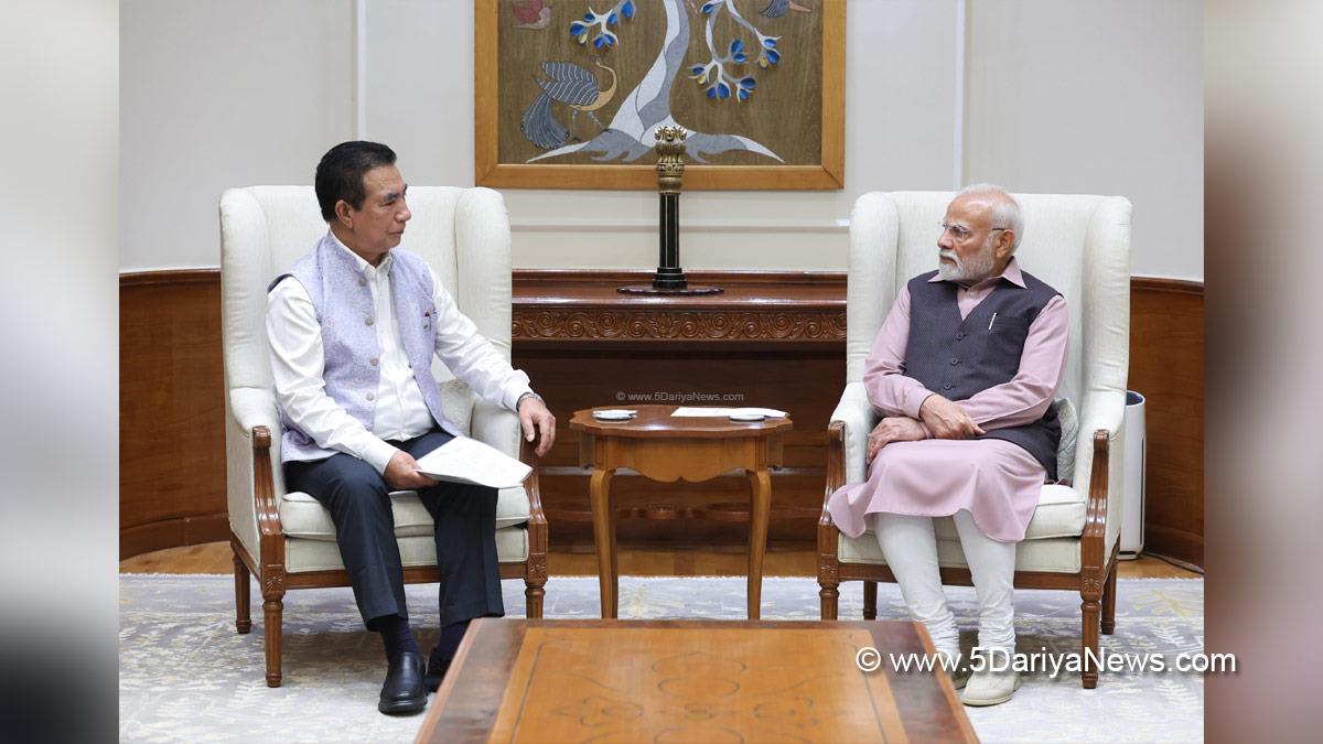 Narendra Modi, Modi, BJP, Bharatiya Janata Party, Prime Minister of India, Prime Minister, Narendra Damodardas Modi, Lalduhoma, Aizawl, Mizoram, Chief Minister of Mizoram, Zoram Nationalist Party, Zoram Peoples Movement