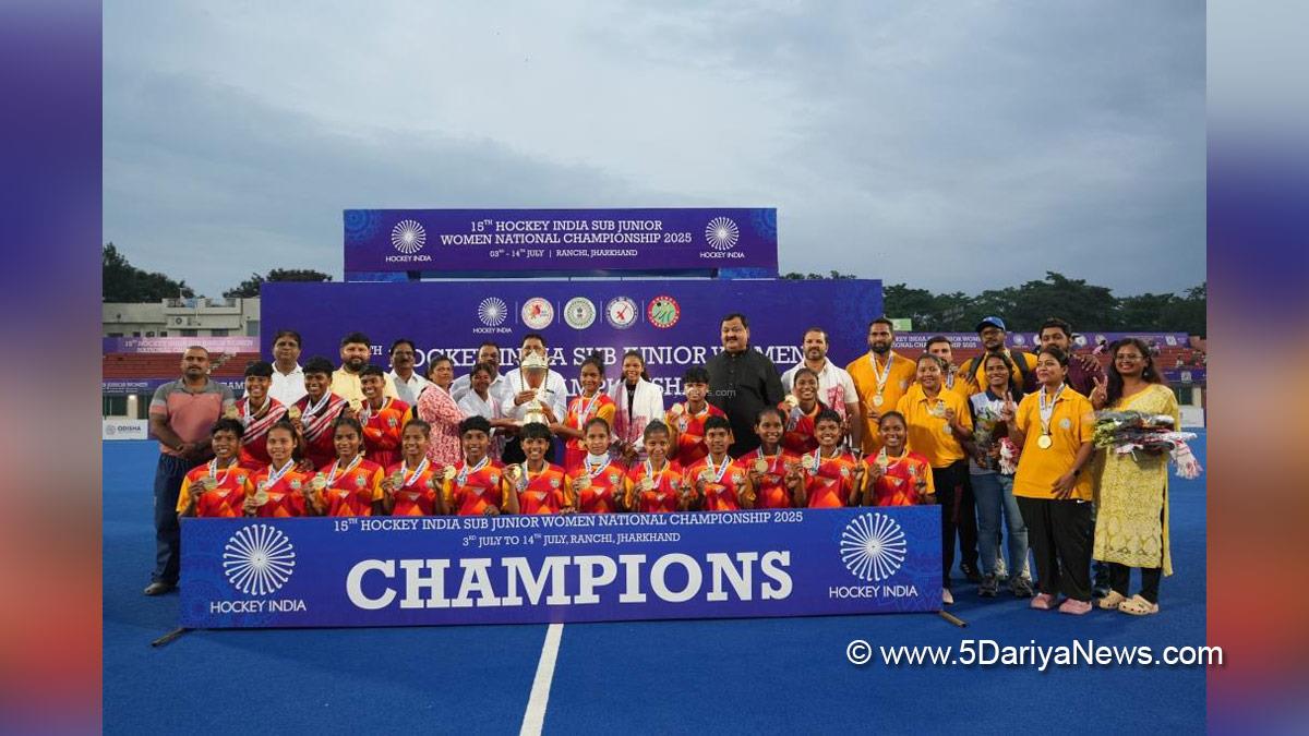 Sports News, Hockey, Hockey Jharkhand, 15th Hockey India Sub Junior Womens National Championship 2025, Hockey Association of Odisha, Marang Gomke Jaipal Singh AstroTurf Hockey Stadium