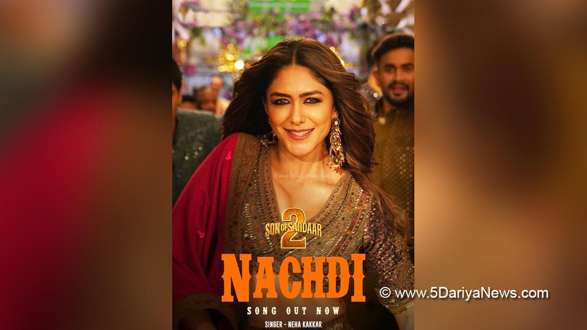 Ajay Devgn, Bollywood, Entertainment, Mumbai, Actor, Cinema, Hindi Films, Movie, Mumbai News, Mrunal Thakur, Son of Sardaar 2, Nachdi