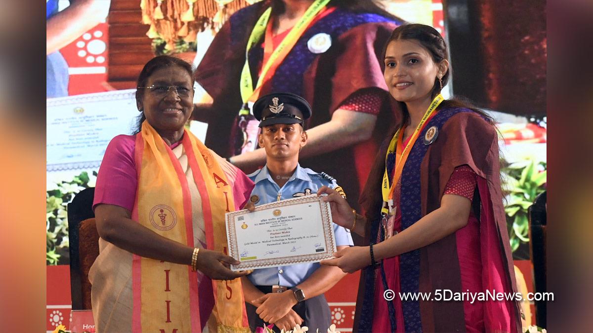 Droupadi Murmu, President of India, President, Indian President, Rashtrapati, AIIMS Bhubaneswar, Bhubaneswar, Odisha